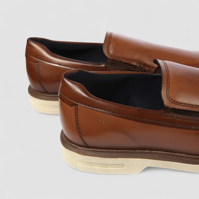 Sapato Social Masculino Pegada Original Loafer Marrom