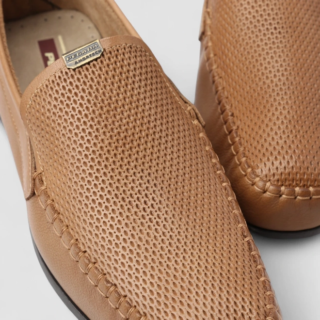 Mocassim Masculino Pegada Amortecedor Marrom