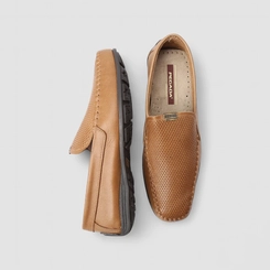 Mocassim Masculino Pegada Amortecedor Marrom