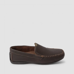 Mocassim Masculino Pegada Original Perfurado Marrom