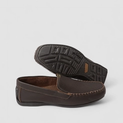 Mocassim Masculino Pegada Original Perfurado Marrom