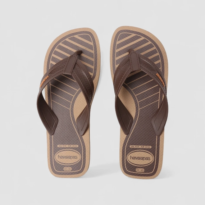 Chinelo Masculino Havaianas Original Marrom