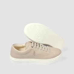 Tênis Casual Masculino Woche Elástico Bege