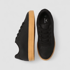 Tênis Casual Masculino Vertus Nobuck Texturizado Preto