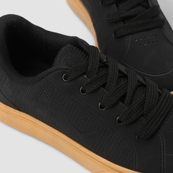 Tênis Casual Masculino Vertus Nobuck Texturizado Preto