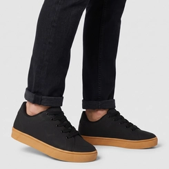Tênis Casual Masculino Vertus Nobuck Texturizado Preto