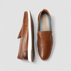 Mocassim Masculino Democrata Couro Marrom