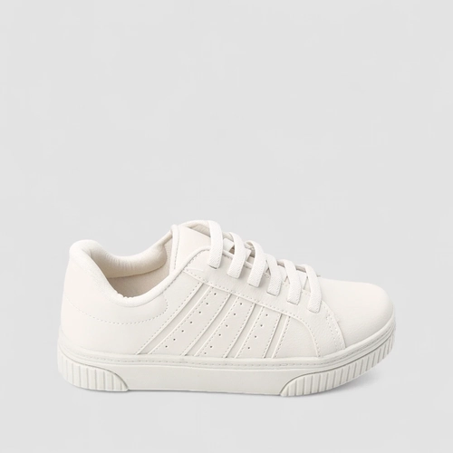 Tênis Casual Feminino Gabriela Elástico Branco