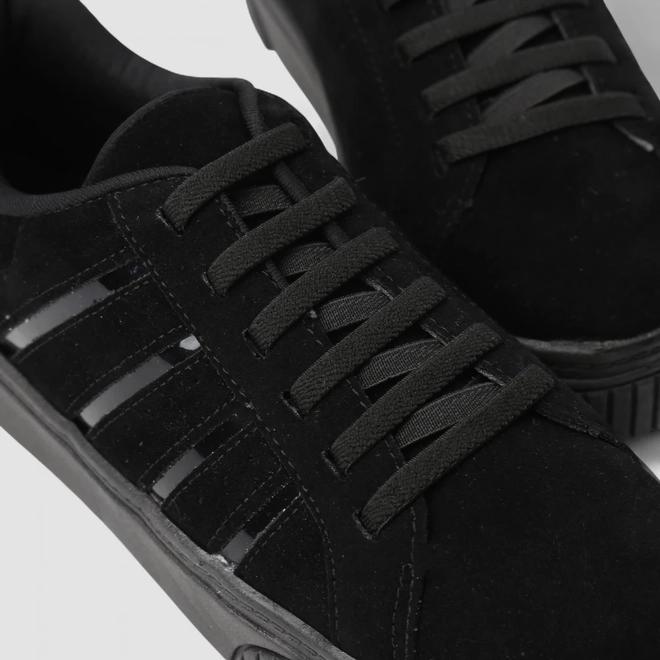 Tênis Casual Feminino Gabriela Camurça Preto