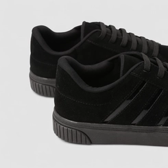 Tênis Casual Feminino Gabriela Camurça Preto