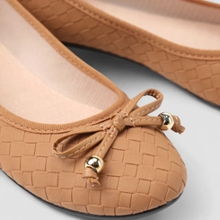 Sapatilha Feminina Moleca Laço Caramelo