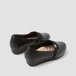 Sapatilha Feminina Moleca Anabela Preto