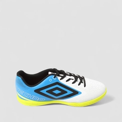 Chuteira Masculina Umbro Techno Neon Azul & Branco