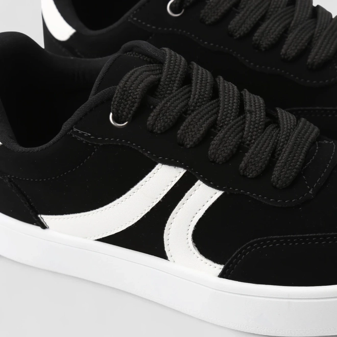 Tênis Casual Feminino Gabriela Nobuck Preto