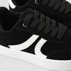 Tênis Casual Feminino Gabriela Nobuck Preto