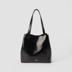 Bolsa Shopping Bag Gabriela Grande Fivela Estilizada Preta