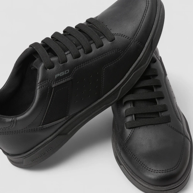 Tênis Casual Masculino Pegada Original Elástico Preto