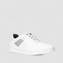 Tênis Casual Masculino Pegada Original Cadarço Elástico Branco