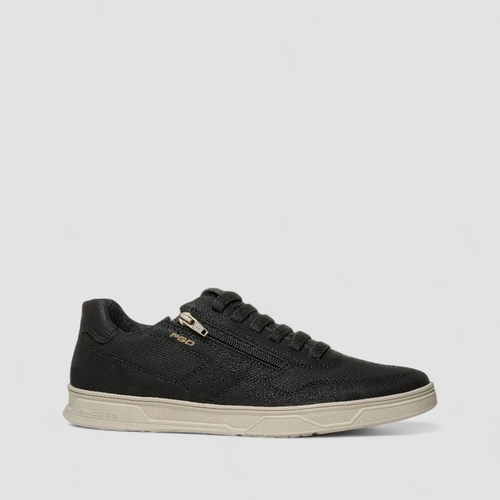 Tênis Casual Masculino Pegada Original Zíper Preto