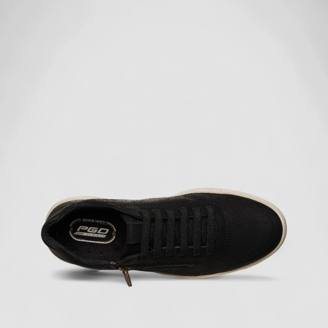 Tênis Casual Masculino Pegada Original Zíper Preto