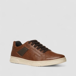 Tênis Casual Masculino Pegada Original Marrom