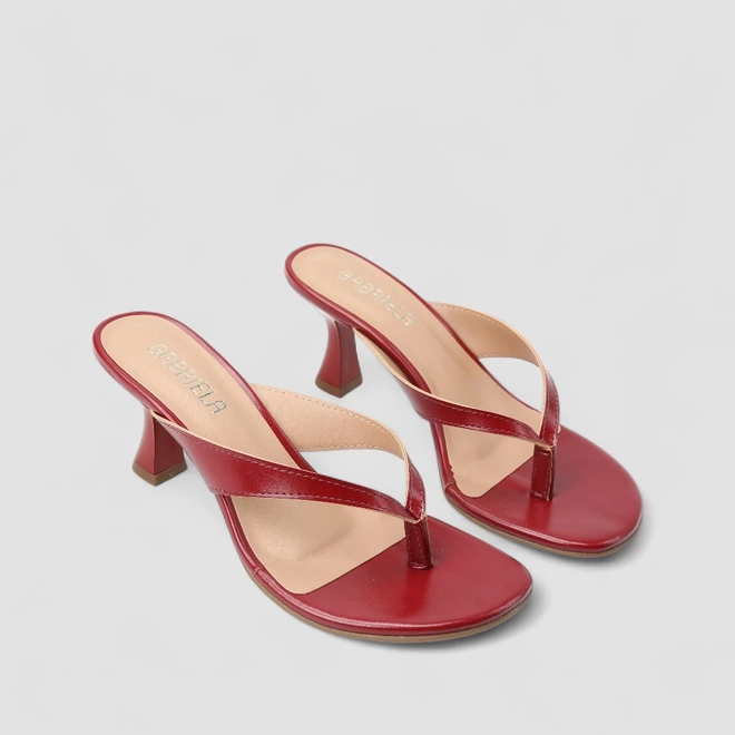 Tamanco Feminino Gabriela Salto Taça Vermelho