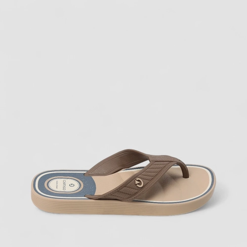 Chinelo Masculino Cartago Texturizado Marrom