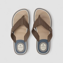 Chinelo Masculino Cartago Texturizado Marrom