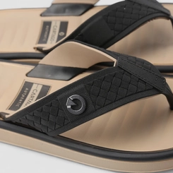 Chinelo Masculino Cartago Coimbra III Preto & Bege