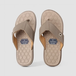 Chinelo Masculino Cartago Veneto IV Ultra Comfly Bege