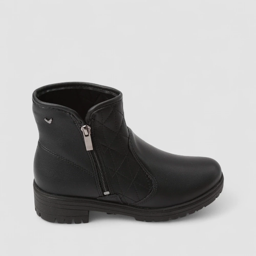 Ankle Boot Feminina Mississipi Pespontos Preto