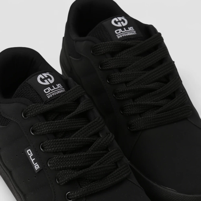 Tênis Casual Masculino Ollie Originals Nobuck Mesh Preto
