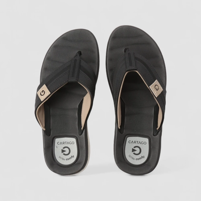 Chinelo Masculino Cartago Sintra ll Ultra Comfy Preto