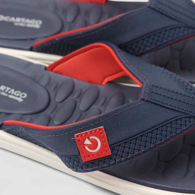 Chinelo Masculino Cartago Malta Vll Ultra-Comfy Azul Marinho