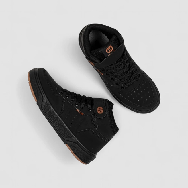 Tênis Casual Masculino Ollie Originals Alpha 4 Preto