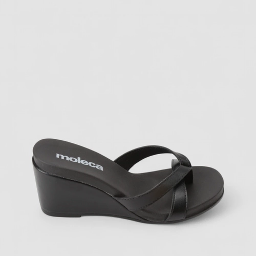 Tamanco Feminino Moleca Anabela Preto