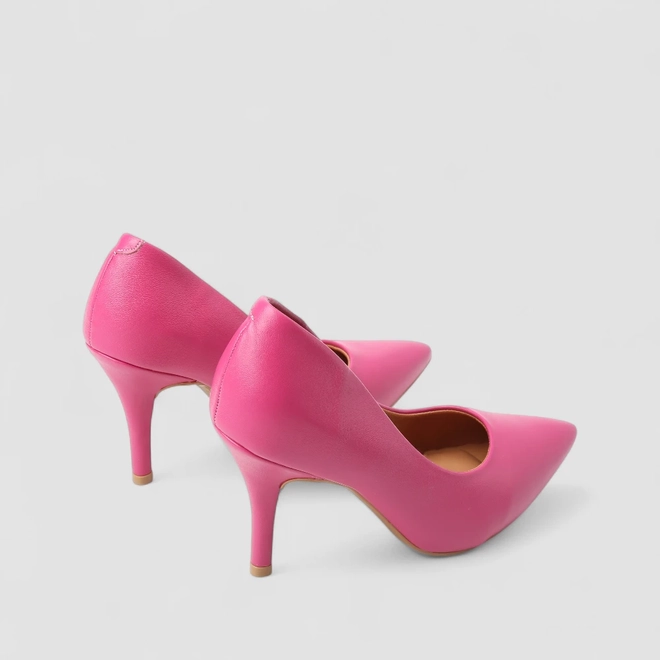 Scarpin Feminino Gabriela Salto Fino Rosa