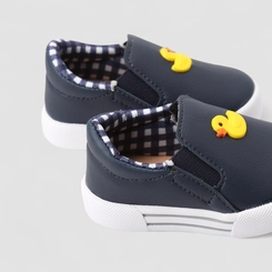 Slip On Infantil Vertus Calce Fácil Pato Amarelo Azul