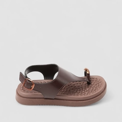 Sandália Feminina Modare Ultraconforto Detalhe Bold Marrom