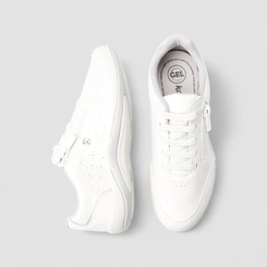 Tênis Casual Feminino Kolosh Zíper Branco