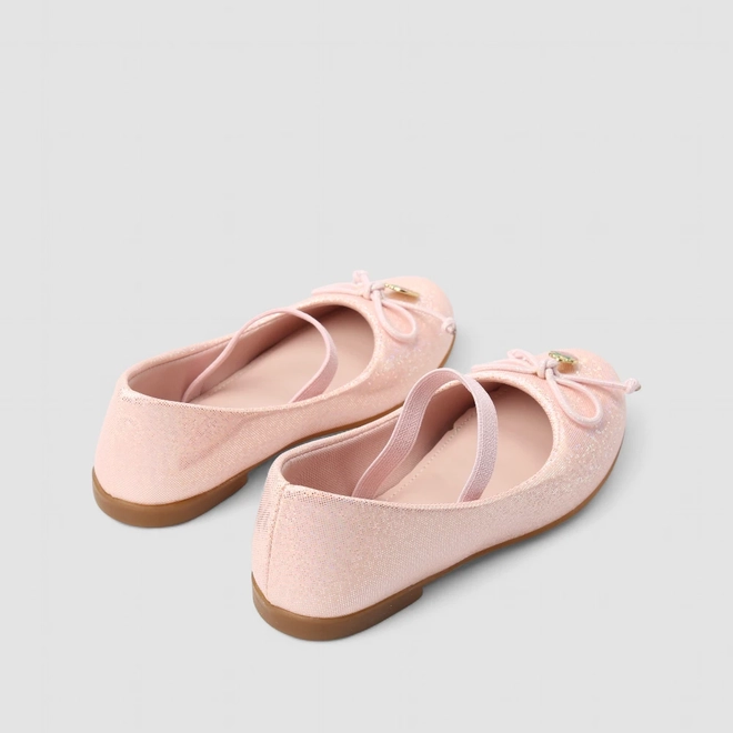 Sapatilha Infantil Gabrielinha Boneca Glitter Morango Rosa