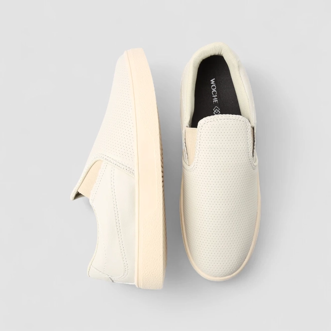 Slip On Masculino Woche Calce Fácil Bege