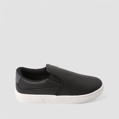 Slip On Masculino Woche Calce Fácil Perfuros Preto