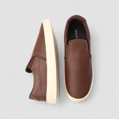 Slip On Masculino Woche Perfuros Marrom