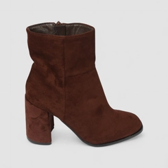 Ankle Boot Feminina Gabriela Camurça Marrom
