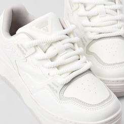 Tênis Casual Feminino Via Marte Recorte Emborrachado Branco