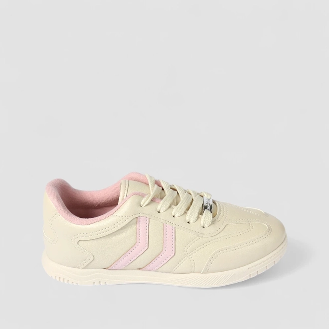 Tênis Casual Infantil Molekinha Recorte Off White