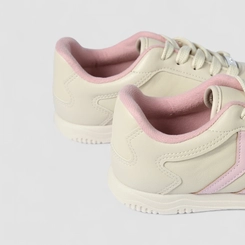Tênis Casual Infantil Molekinha Recorte Off White