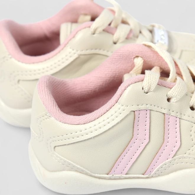 Tênis Casual Infantil Molekinha Off White