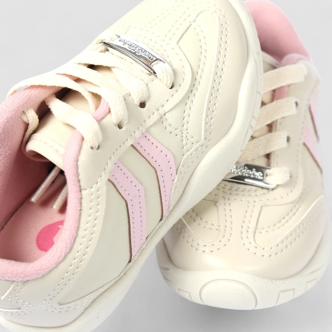 Tênis Casual Infantil Molekinha Off White